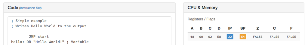 Make your own Assembler simulator in JavaScript (Part 2)